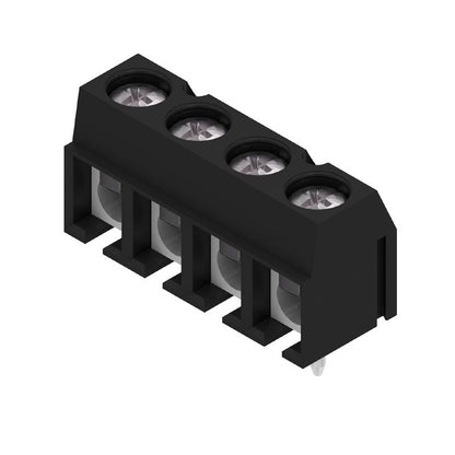1936400000 - 5.08mm 4-Pole Black PCB Terminal with 3.5mm Solder Pins  (Pack of 100)