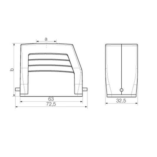 1746170000 - IP65 Rated HDC 10A Plugin with PG11 Cable Entry