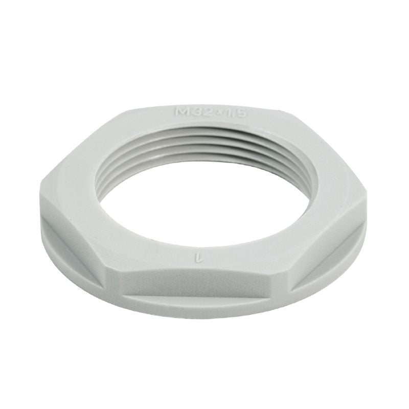 1772510000 - M63 Plastic Locknut, PA6, -40°C to 100°C, RoHS Compliant  (Pack of 10)