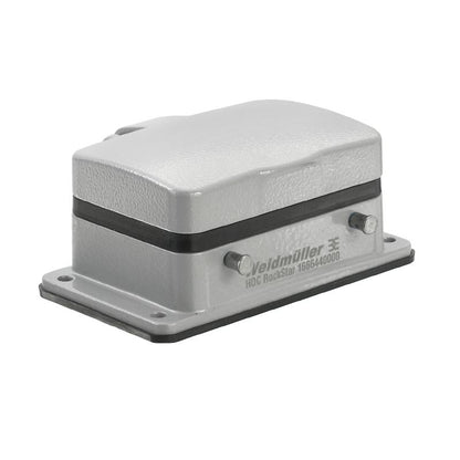 1666440000 - IP65 HDC 32A Aluminum Enclosure with Locking Clamps