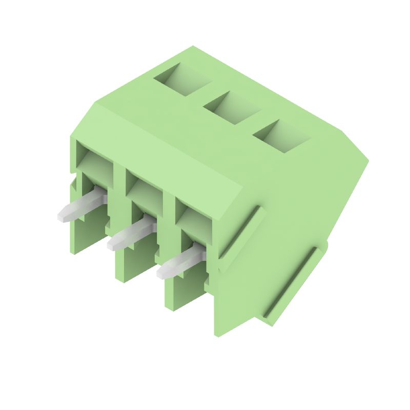1716190000 - 3.5mm PCB Terminal, 5.08mm Pitch, Pale Green, 3 Poles  (Pack of 500)