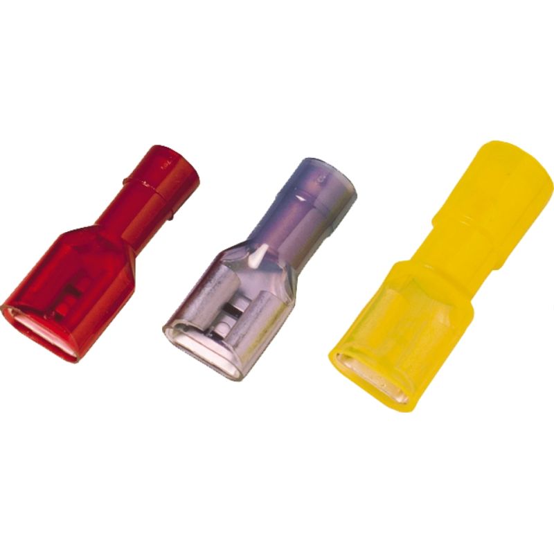 1491910000 - Red Insulated Cable Lug for 0.5-1mm² Connectors  (Pack of 100)