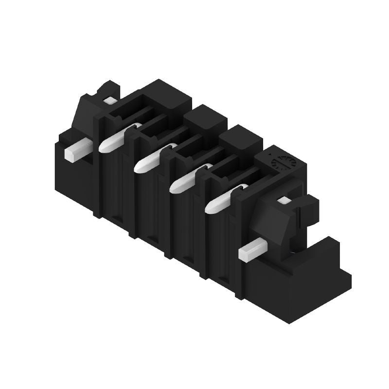 1862770000 - 3.81mm Male Header Connector with Solder Flange, 4 Poles  (Pack of 400)