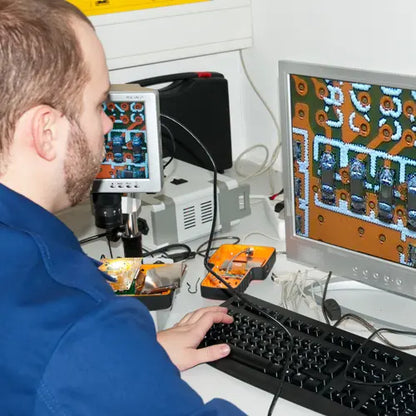 PCE-VM 21 - 10-75x Inspection Camera with LCD for Electronics & Medical Use