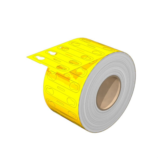 2006150000 - Yellow Polyester Cable Marker for 5-8 mm Wires, 32x10 mm  (Pack of 2000)