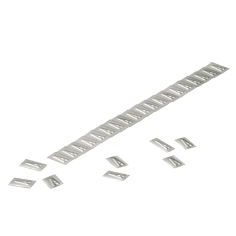 1712502000 - Stainless Steel Cable Markers, 14-79 mm, 250 °C, 200/Sheet  (Pack of 200)