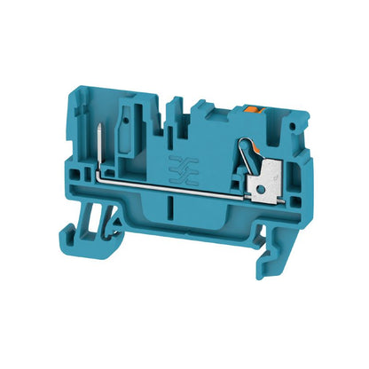 1513990000 - Blue Push-In 2.5mm² Feed-Through Terminal, 24A, 2.5 FT  (Pack of 100)