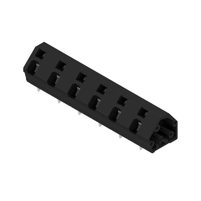 1953160000 - 10mm PCB Terminals, 6 Poles, 135° Angle, Tension-Clamp  (Pack of 100)