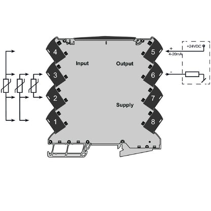 1435610000 - Configurable 4-20 mA Temperature Transducer for PT100 Inputs
