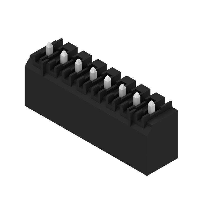 1753042001 - Black 3.50mm PCB Male Connector, 8 Poles, 180° Angle  (Pack of 50)