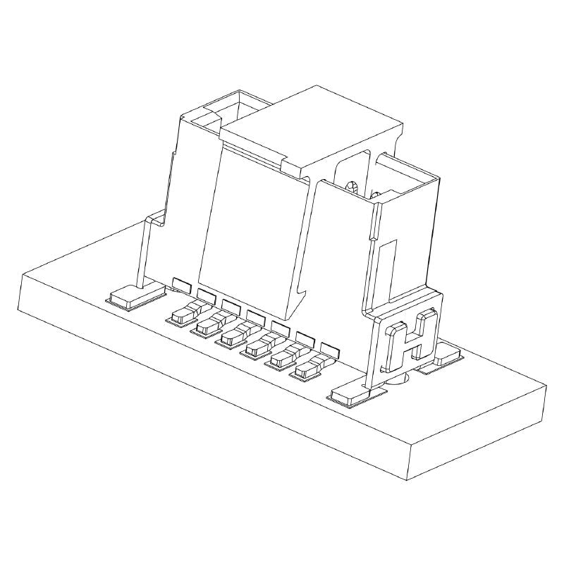 2747090000 - 20-Pole 1.27mm PCB Header Connector for SMD Applications  (Pack of 280)