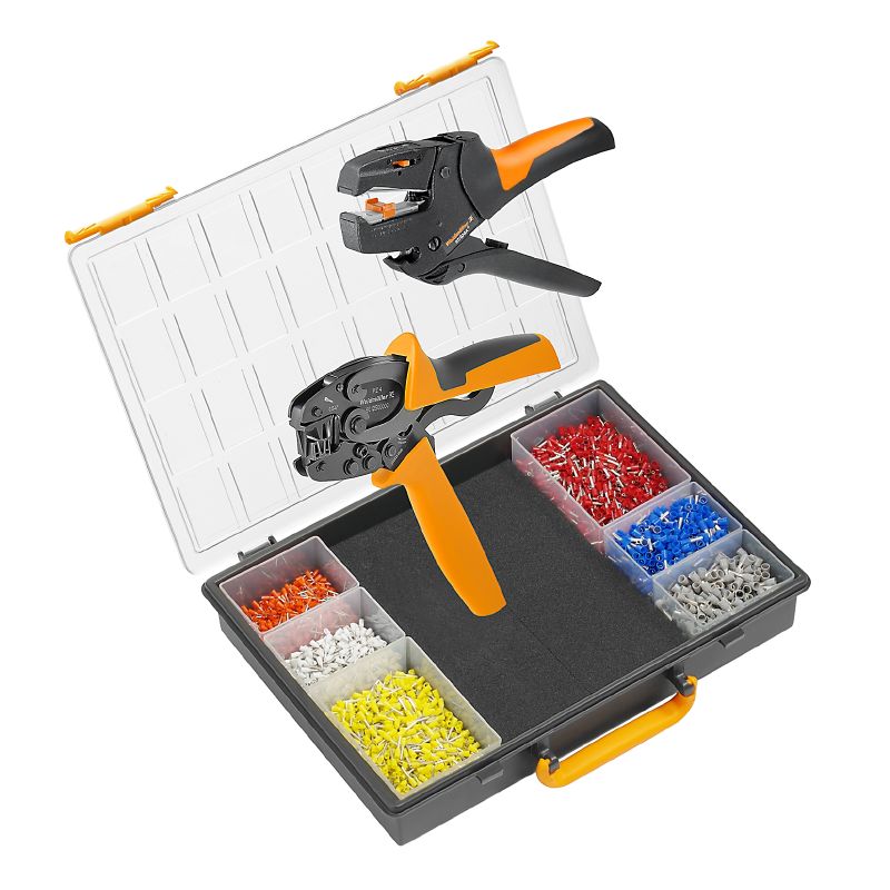 9028630000 - Versatile Crimping Tool Set with STRIPAX & Plastic Case