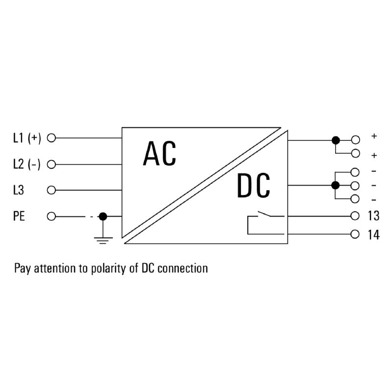 1469560000 - 960W 24V Power Supply with Overload Protection
