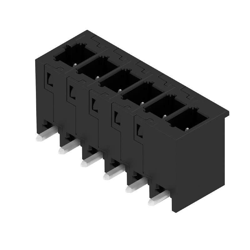2741450000 - 6-Pole 5.00mm THT Male Header Connector, 90° Angle  (Pack of 17)