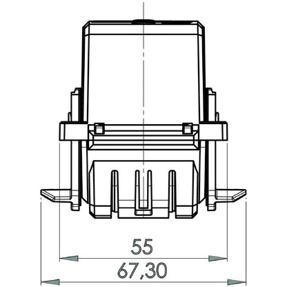 2420760000 - KCMA Split-Core Current Transformer, 200A, Indoor Use, 68mm Depth