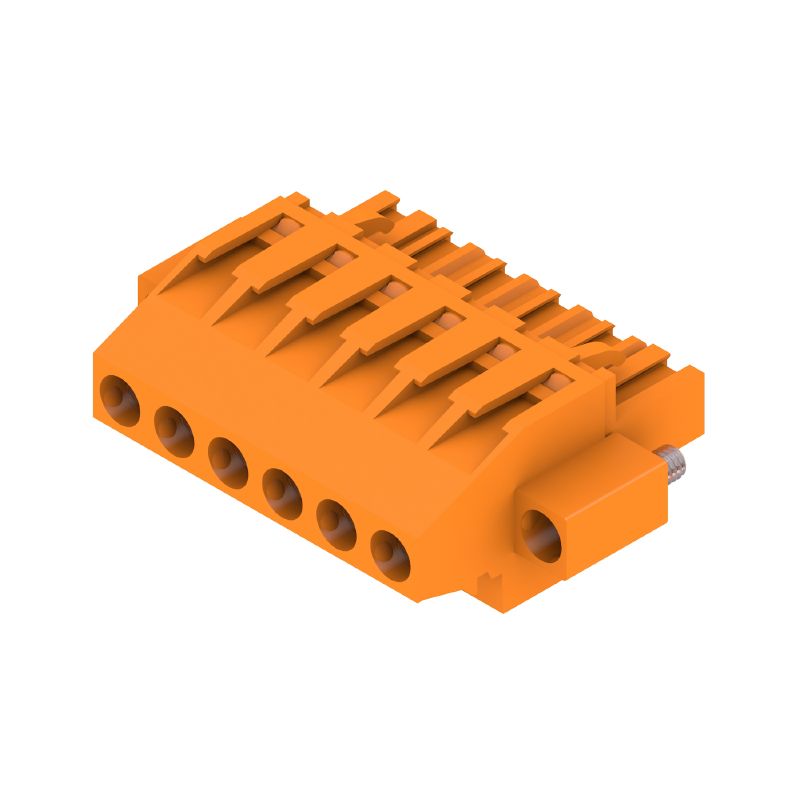 1950350000 - 6-Pole 5.08mm PCB Female Connector with 270° Orientation  (Pack of 42)