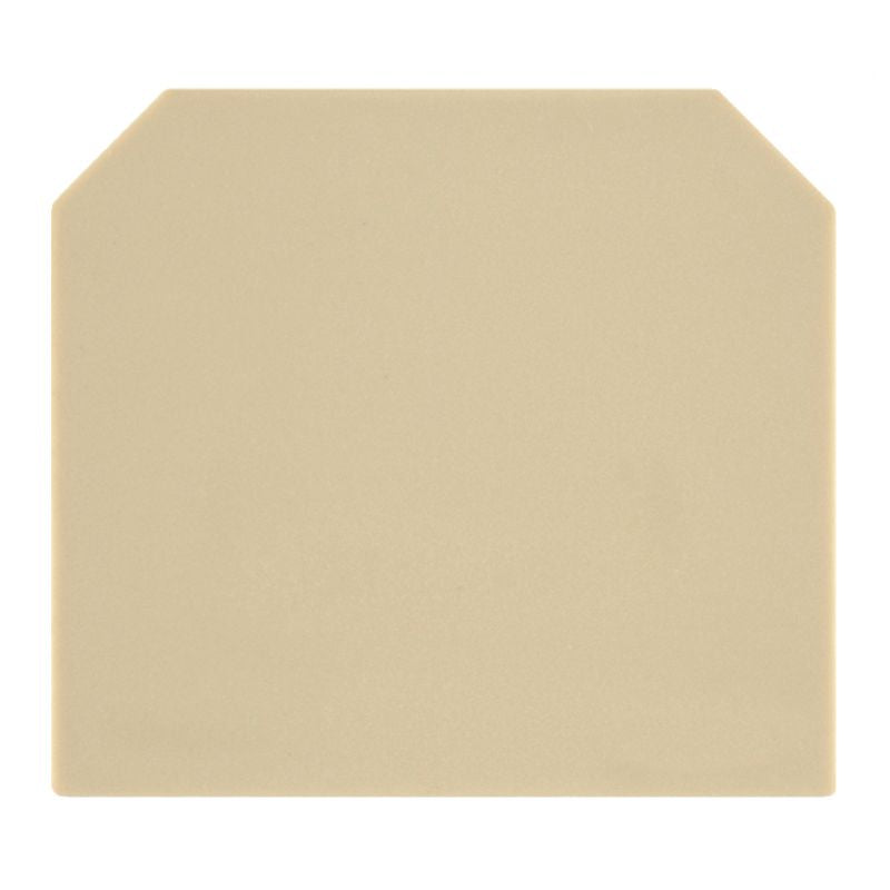 0117960000 - Beige Snap-On End Plate for 40mm High Terminals  (Pack of 20)