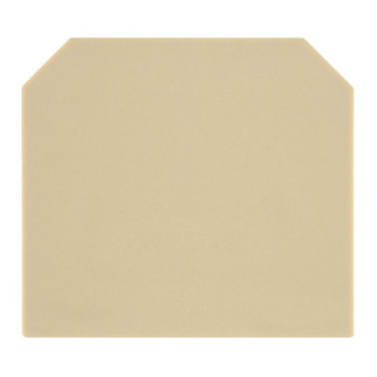 0117960000 - Beige Snap-On End Plate for 40mm High Terminals  (Pack of 20)