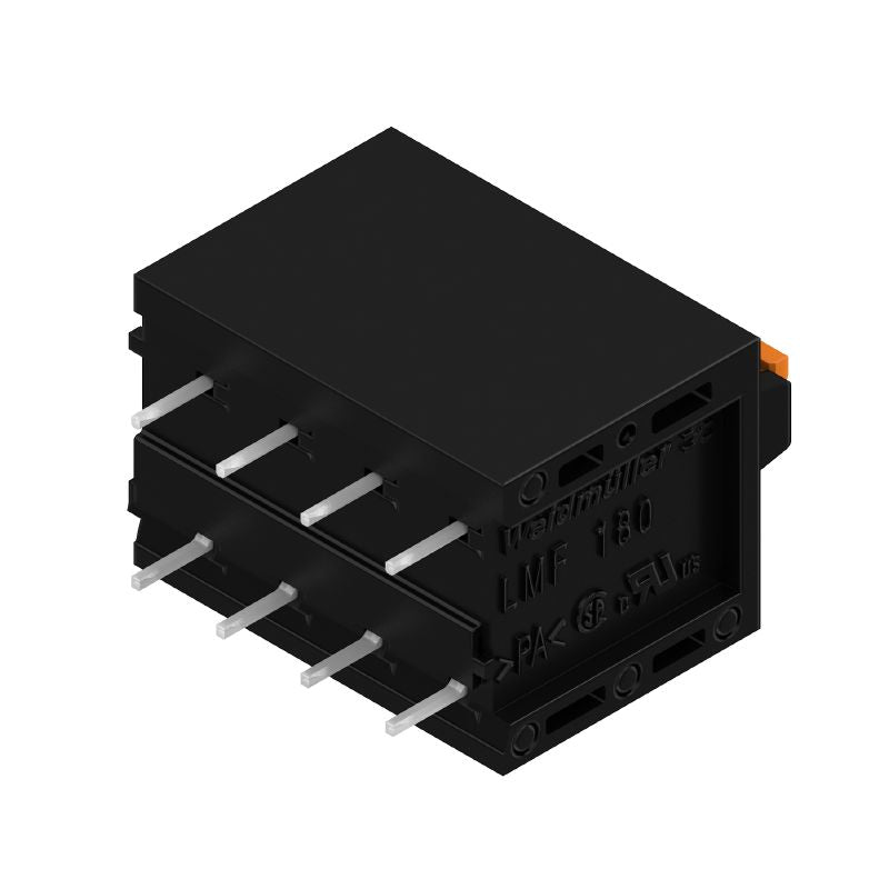 1426080000 - 5.08mm Black PCB Terminal, 4 Poles, 180° Angle  (Pack of 70)
