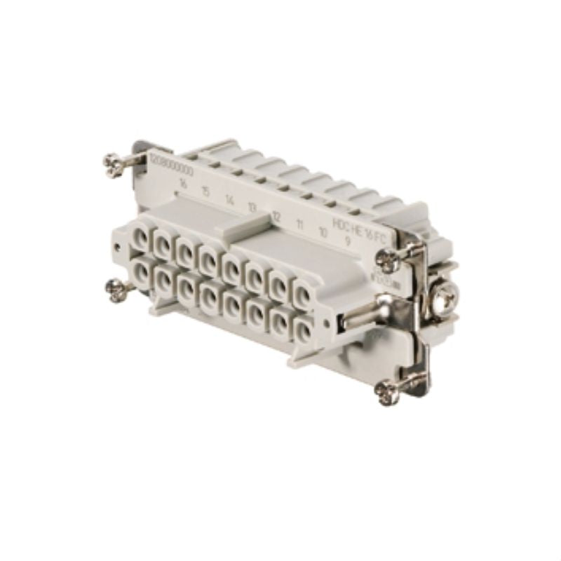 1208000000 - 16-Pole Female Insert, 500V, 33.5mm High, UL Certified