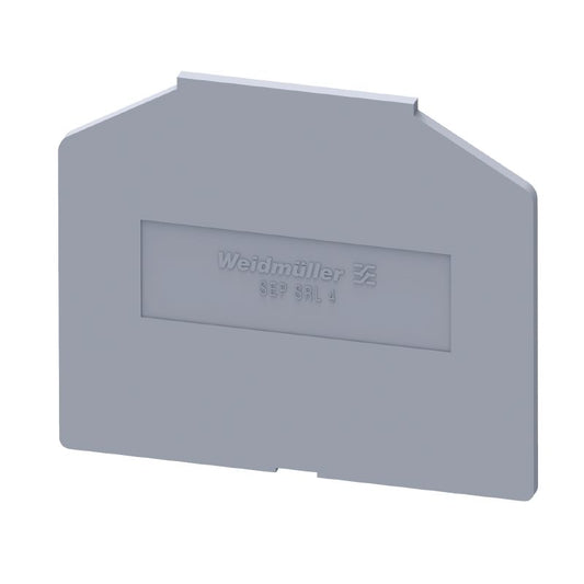 2615000000 - SEP SRL 4 End Plate, 46mm Height, Snap-On Polyamide  (Pack of 50)