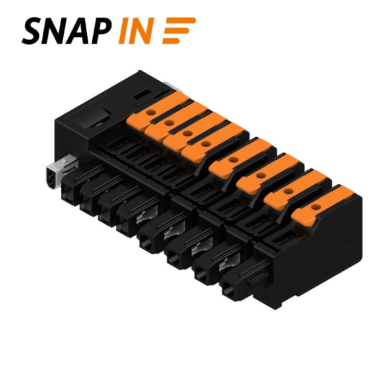 8000085271 - 8-Pole Snap-In PCB Connector, 7.50mm Pitch, RoHS Approved  (Pack of 30)