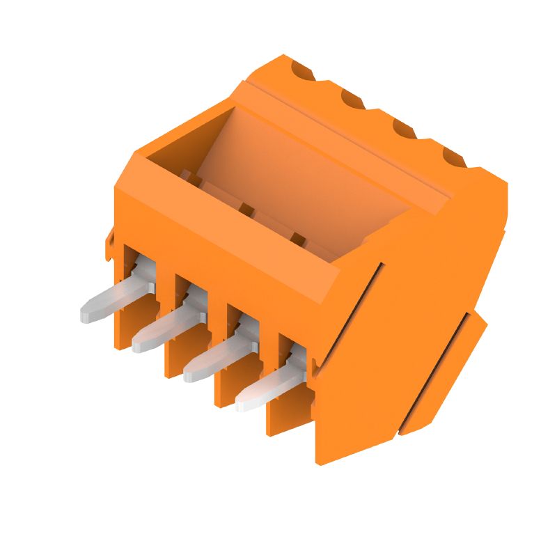 1845220000 - 3.50mm PCB Terminal, 4 Poles, Tinned Orange, RoHS Compliant  (Pack of 126)