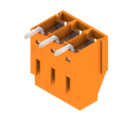 2567060000 - 5.08mm 3-Pole Orange Terminal PCB with 180° Angle  (Pack of 100)