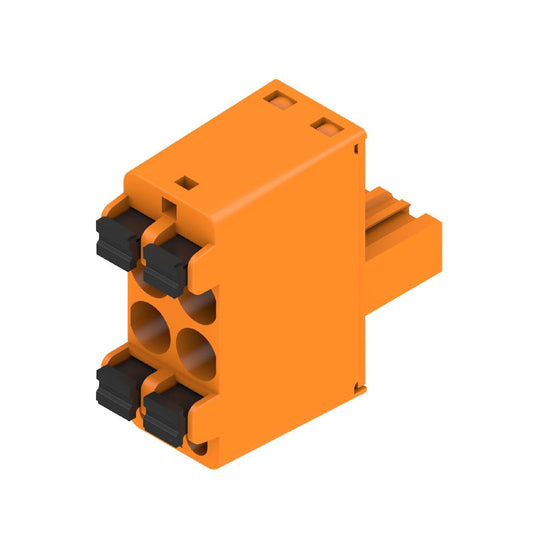1001150000 - 5.08mm Two-Pole Female Connector with 180° PUSH IN Design  (Pack of 120)