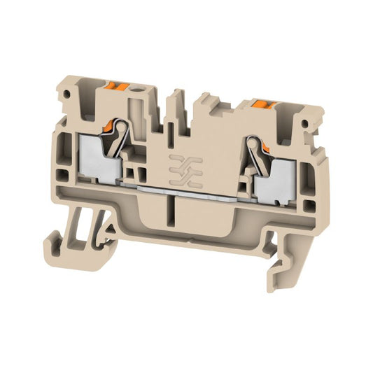 1521850000 - 2.5mm² PUSH IN Terminal Rated 800V, 24A, Dark Beige  (Pack of 100)