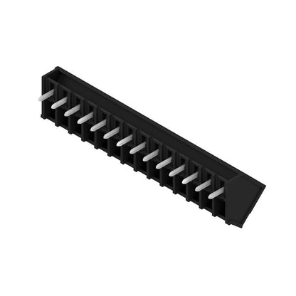 1977750000 - 3.81mm 14-Pole Male Header Connector, 135° Vertical Mount, Black  (Pack of 50)