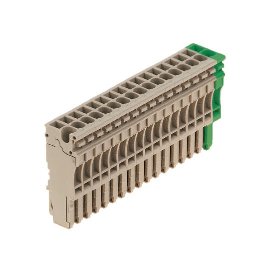 1867240000 - Beige Tension-Clamp Connector, 17 Potentials, Built from Wemid  (Pack of 10)