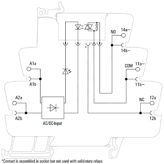 2618480000 - 120V Solid-State Relay Operates 24-240V AC, 1A Current  (Pack of 10)