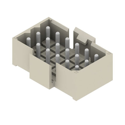 1444500000 - 18-Pole Male PCB Connector, 5mm Pitch, Pebble Grey  (Pack of 25)