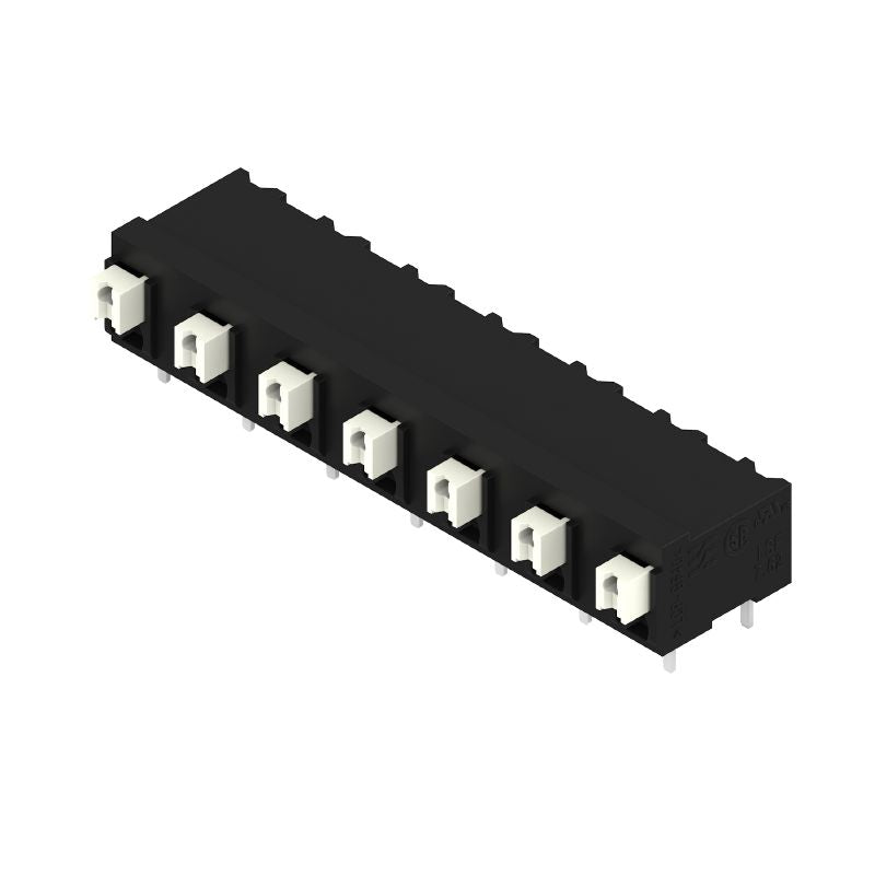 1825000000 - 7-Pole 7.62mm PCB Terminal Connector, Black, Push-In Style  (Pack of 11)