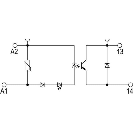 8950950000 - 220V DC Solid-State Relay, 0.5A, 5-48V Switching Capability  (Pack of 10)