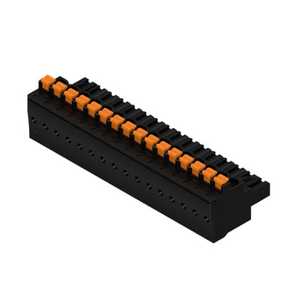 1000170001 - 5.08mm Female Plug PCB Connector with 16 Poles, 90° Angle  (Pack of 18)