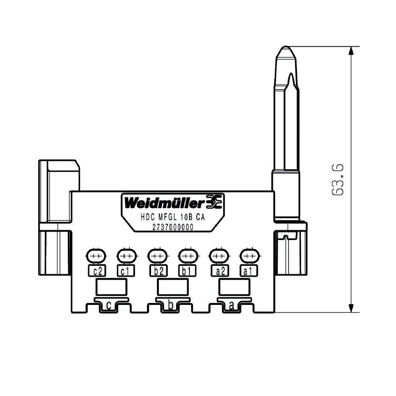 2737000000 - 4-Slot Zinc ModuPlug, 500 Cycle Capacity