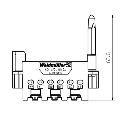 2737000000 - 4-Slot Zinc ModuPlug, 500 Cycle Capacity