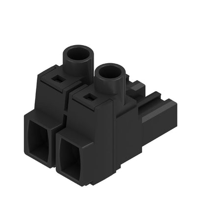 1059580000 - 7.62mm Female PCB Clamp Connector, 2 Poles, 180° Angle  (Pack of 100)