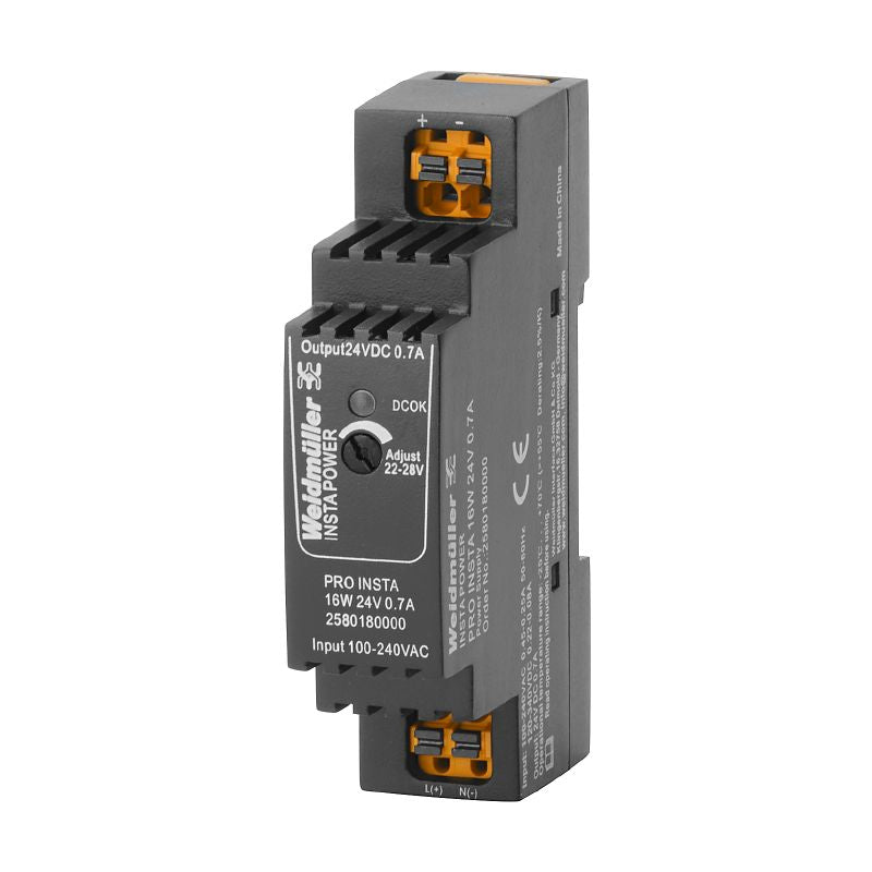 2580180000 - 24V Switched-Mode Power Supply, 16W, 60mm Depth