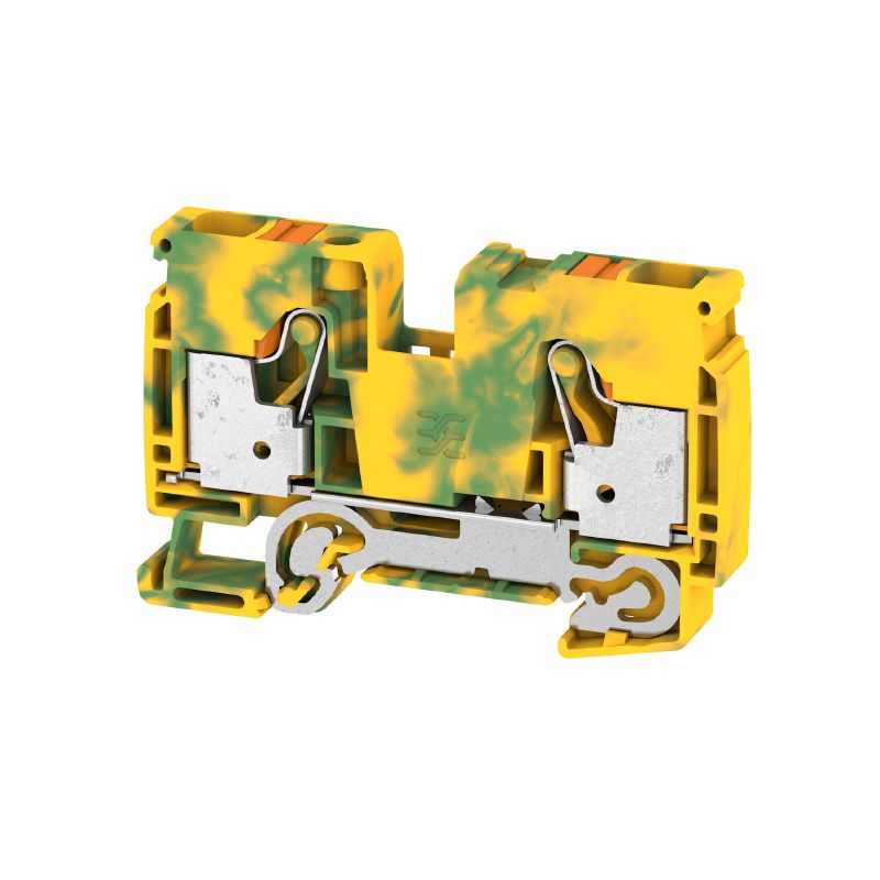 2490440000 - 10mm² Green/Yellow Push-In Terminal, ROHS & UL Certified  (Pack of 25)