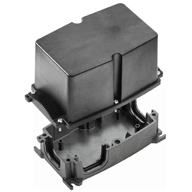 2703920000 - IP65 Black Polycarbonate Enclosure, 183mm x 104mm x 129mm