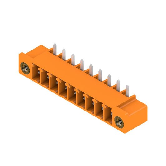 1038130000 - 9-Pole 3.81mm PCB Connector, THT Solder, Orange  (Pack of 50)