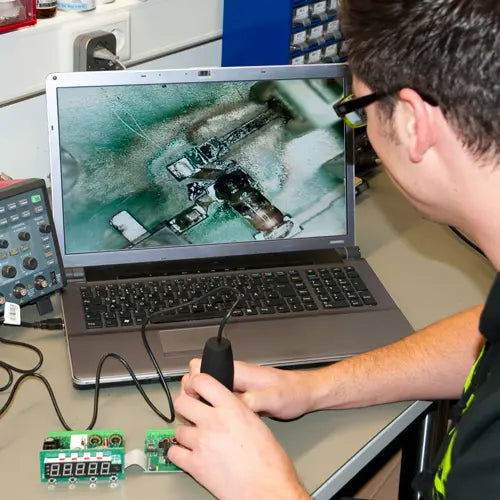 PCE-MM 800 - USB Microscope with 1600x Magnification and Adjustable LED Lighting