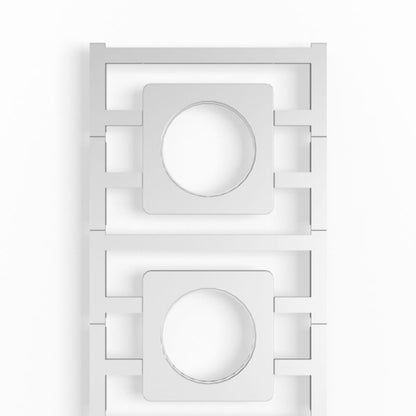 1323550000 - Grey MultiCard Marker for T0 Cam Switches, 42mm x 30mm  (Pack of 20)