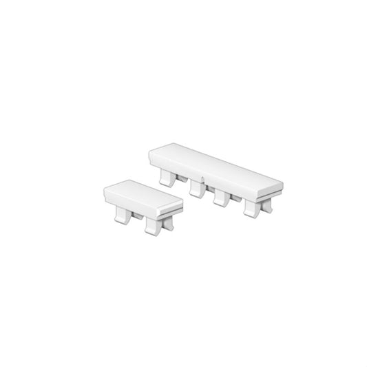 1001140001 - White 10mm Device Markers, PA 66, Pluggable Design  (Pack of 1120)