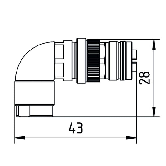 2702720000 - Cat.6A Customizable Plug-in Connector, 9mm Max Cable Diameter