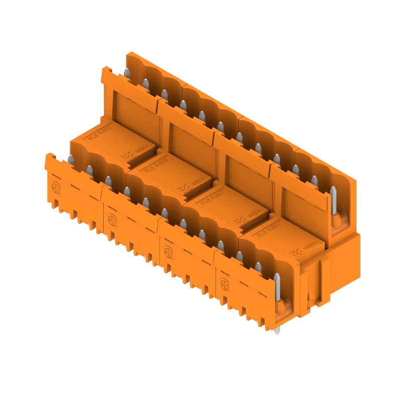 1725750000 - 24-Pole 5.08mm PCB Connector, 180° Angle, Tinned Pins  (Pack of 10)
