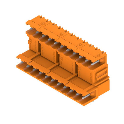 1725260000 - 5.08mm Male PCB Connector, 22 Poles, 90° Angle, Orange  (Pack of 10)